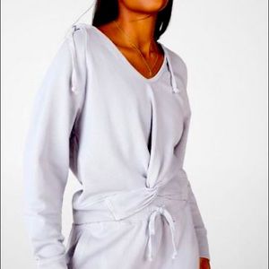 Fabletics white hoodie